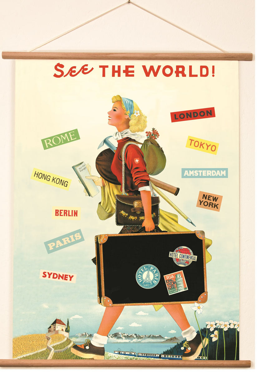 2PK Cavallini DIY Vintage Poster Kit 51x71cm - Vertical