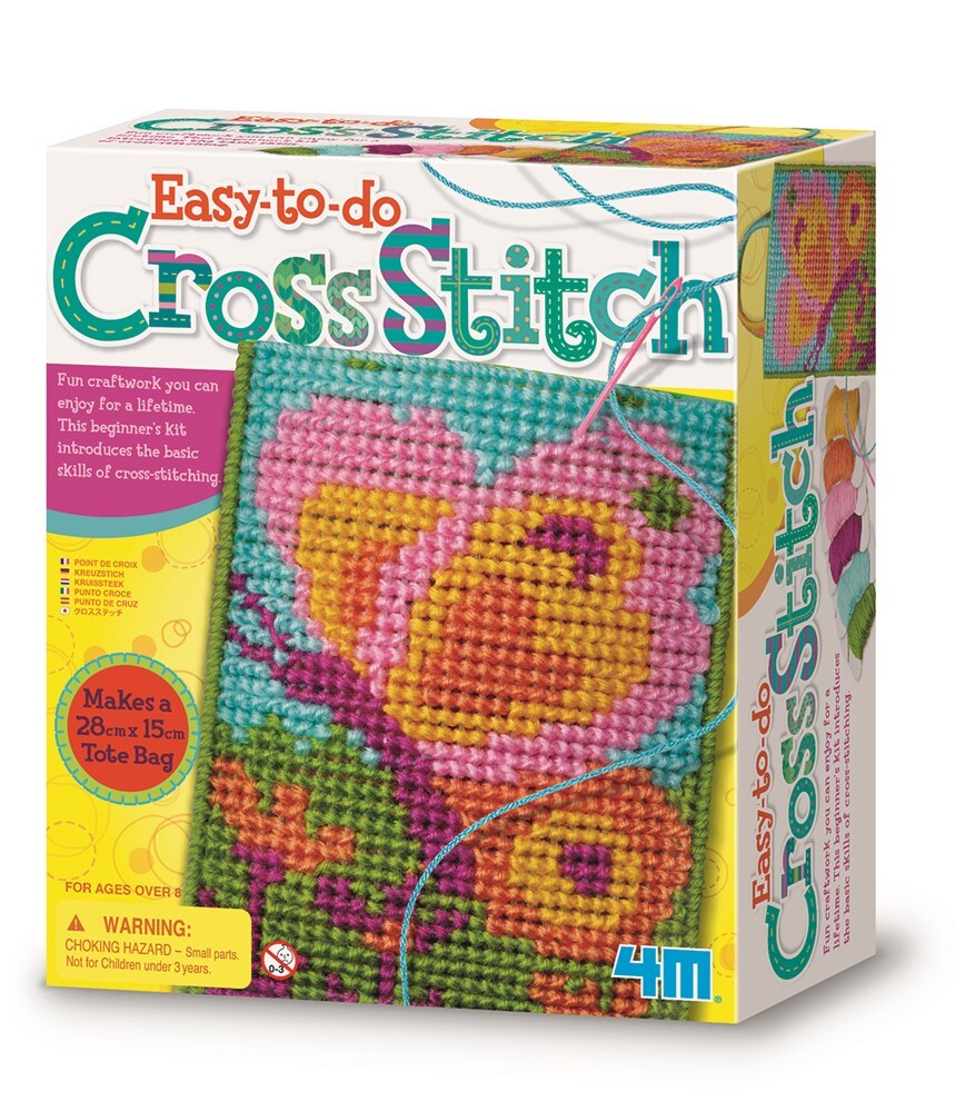 4M Easy-To-Do Craftwork Cross Stitch Kit Kids/Children Art 8y+