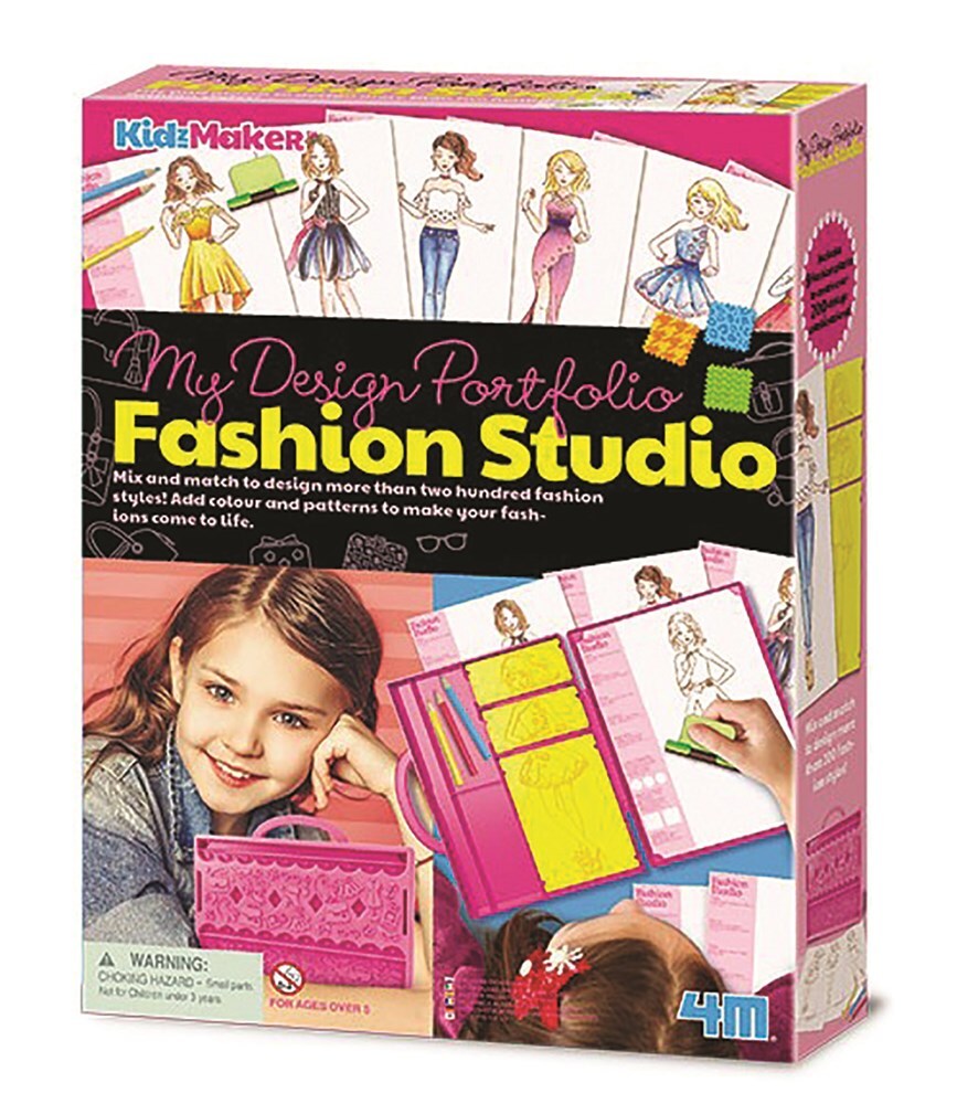 4M KidzMaker My Design Portfolio Fashion Studio Kids 5y+
