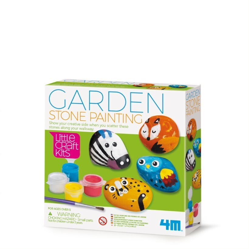 2PK 4M Little Craft Garden Stone Painting Kids Activity Toy 5y+