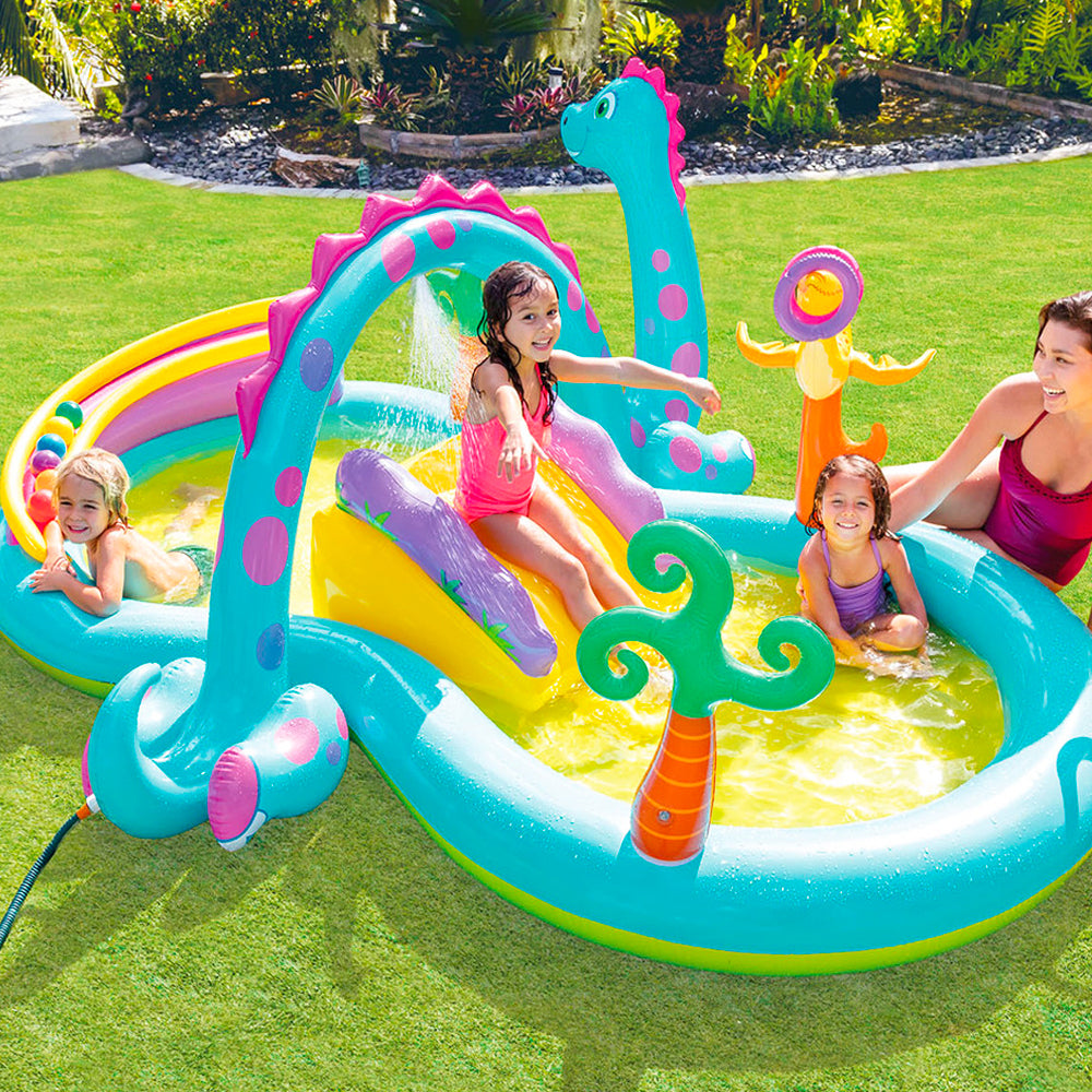 Intex 3.02m x 2.29m Dinoland Play Centre 2P