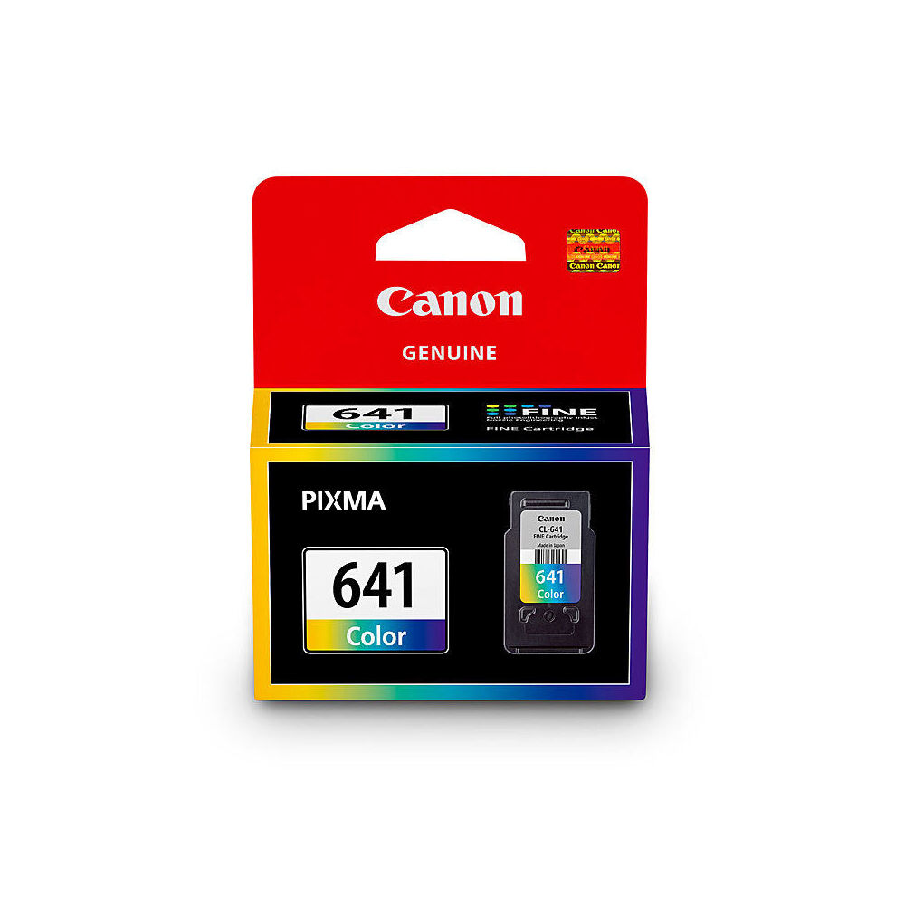 2PK Canon Pixma CL641 Colour Ink Cartridge 180 Page Yield CMY