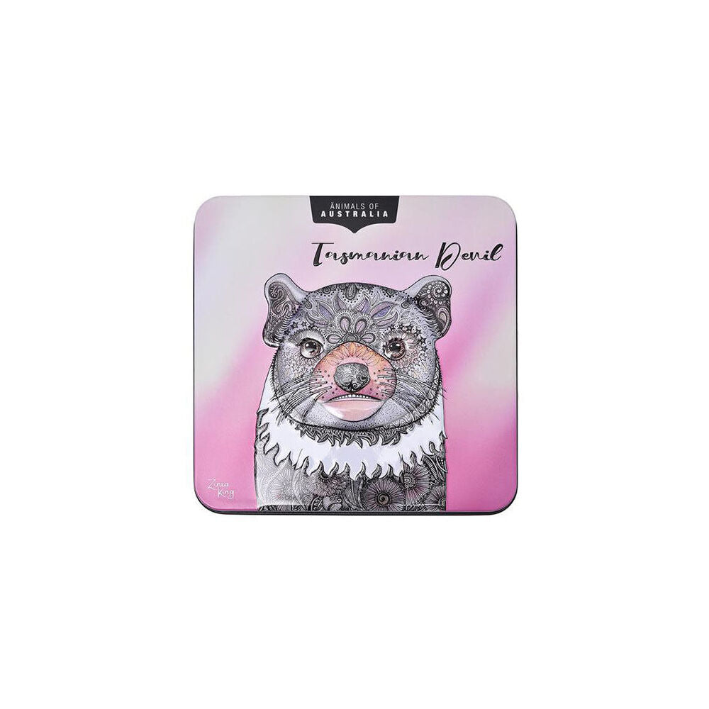 Banksia Red Tasmanian Devil Decorative Tin w/Butter Finger Biscuits 150g