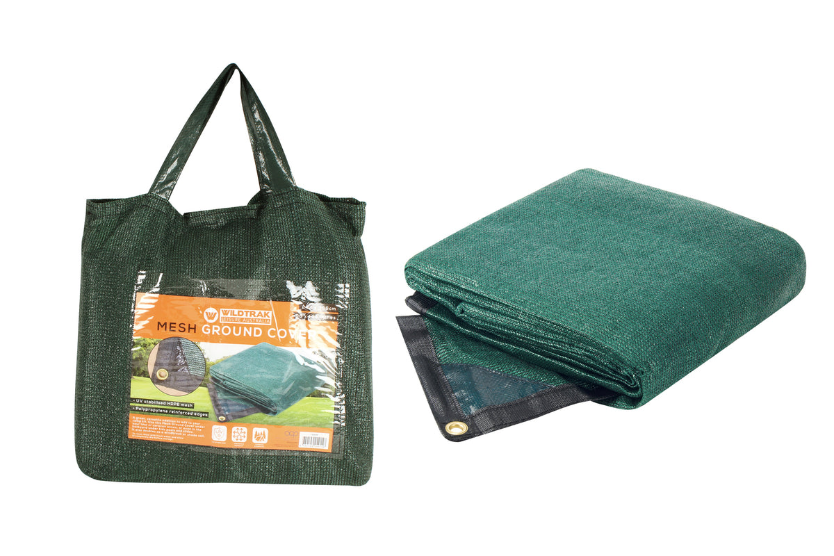 Wildtrak 240x360cm Mesh Ground Cover For Tent/Caravan - Green