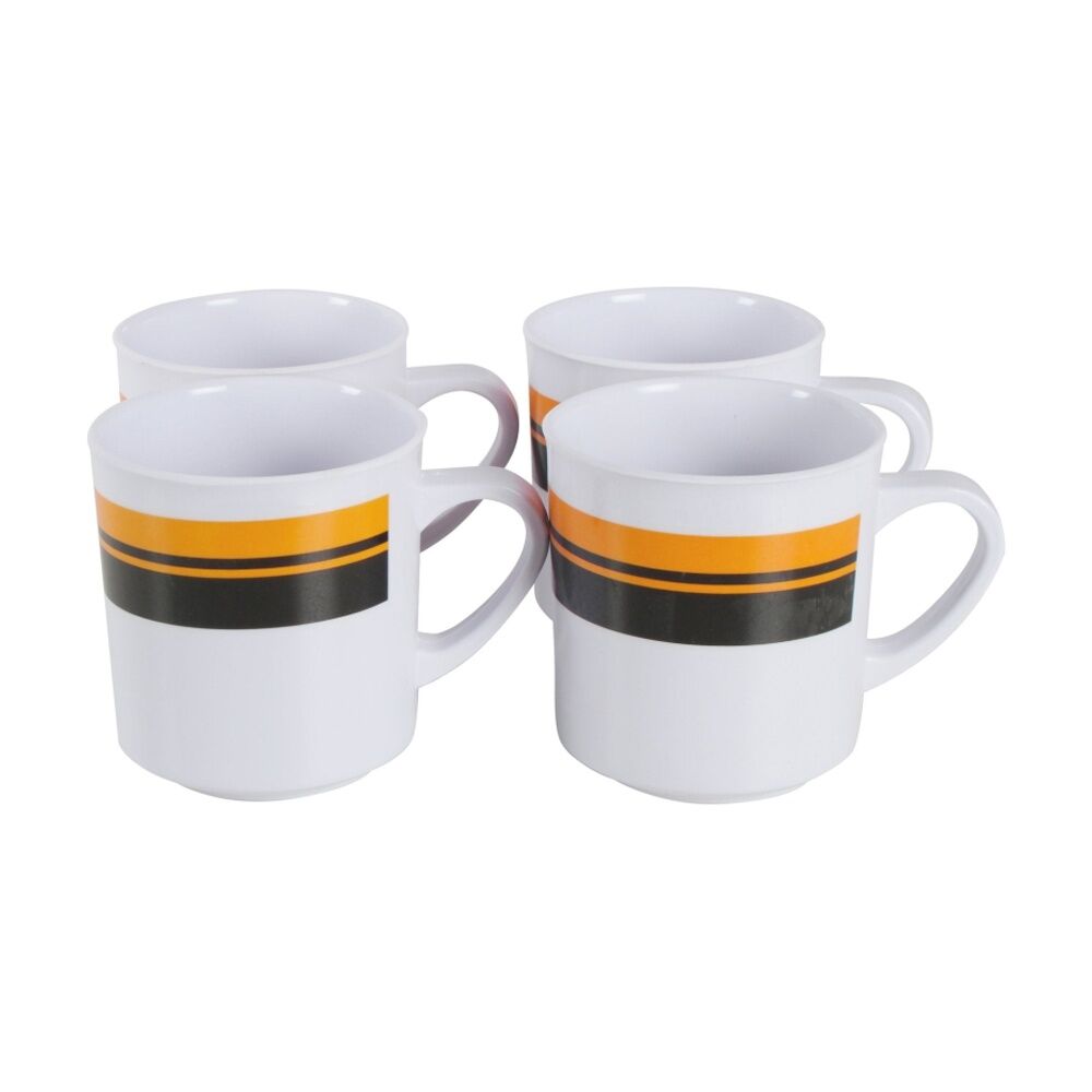 16pc Wildtrak Melamine Camping Food Plate/Bowl/Coffee Mug Set