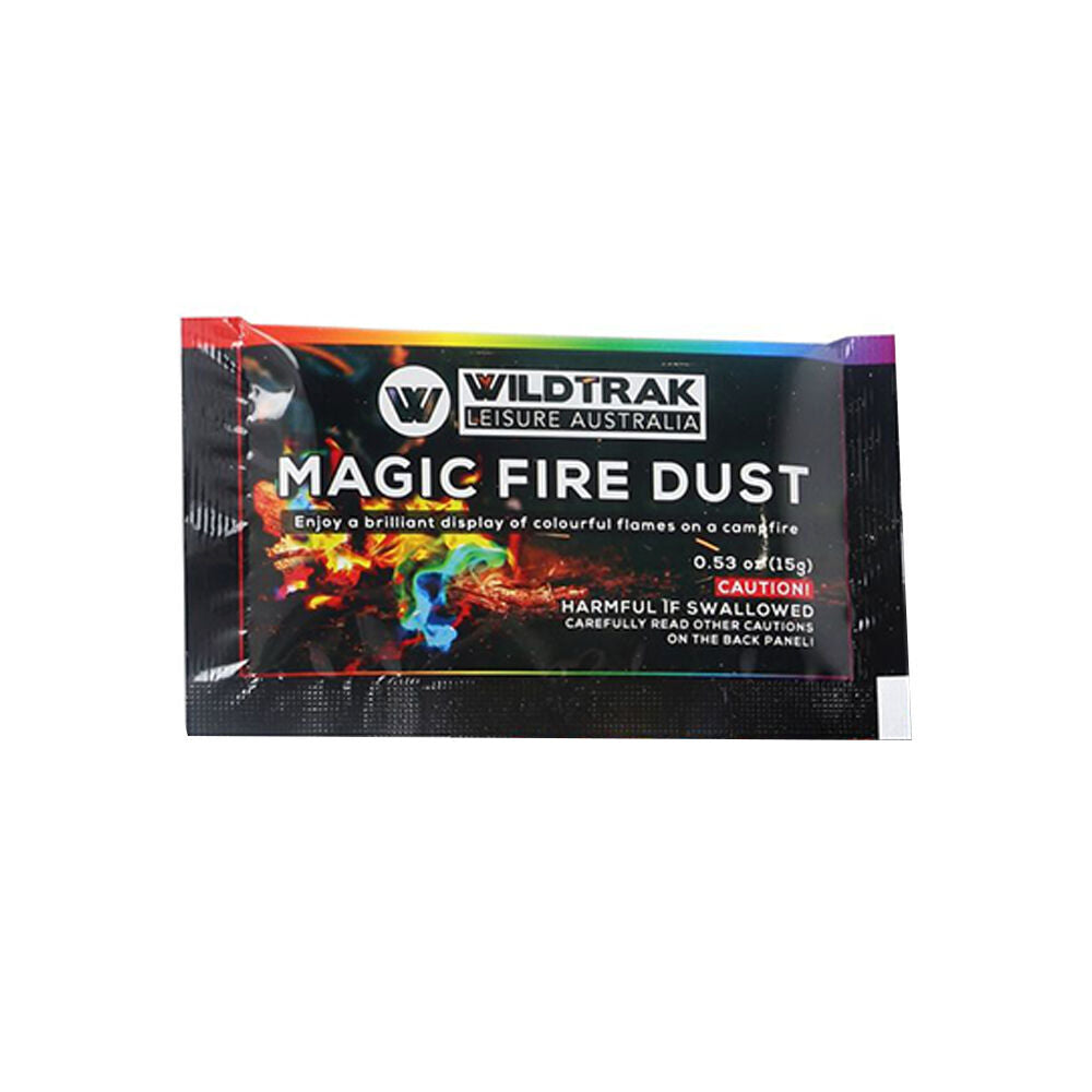 8PK Wildtrak Magic Colour Fire Flame Campfire Bonfire 15g Sachet