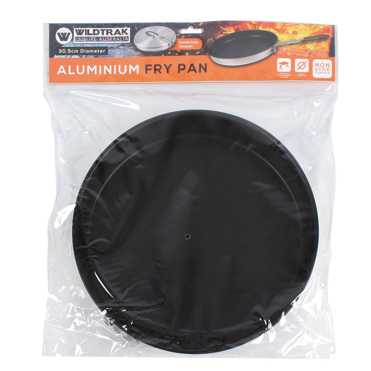 Wildtrak Aluminium 30.5cm Non-Stick Frying Pan - Black