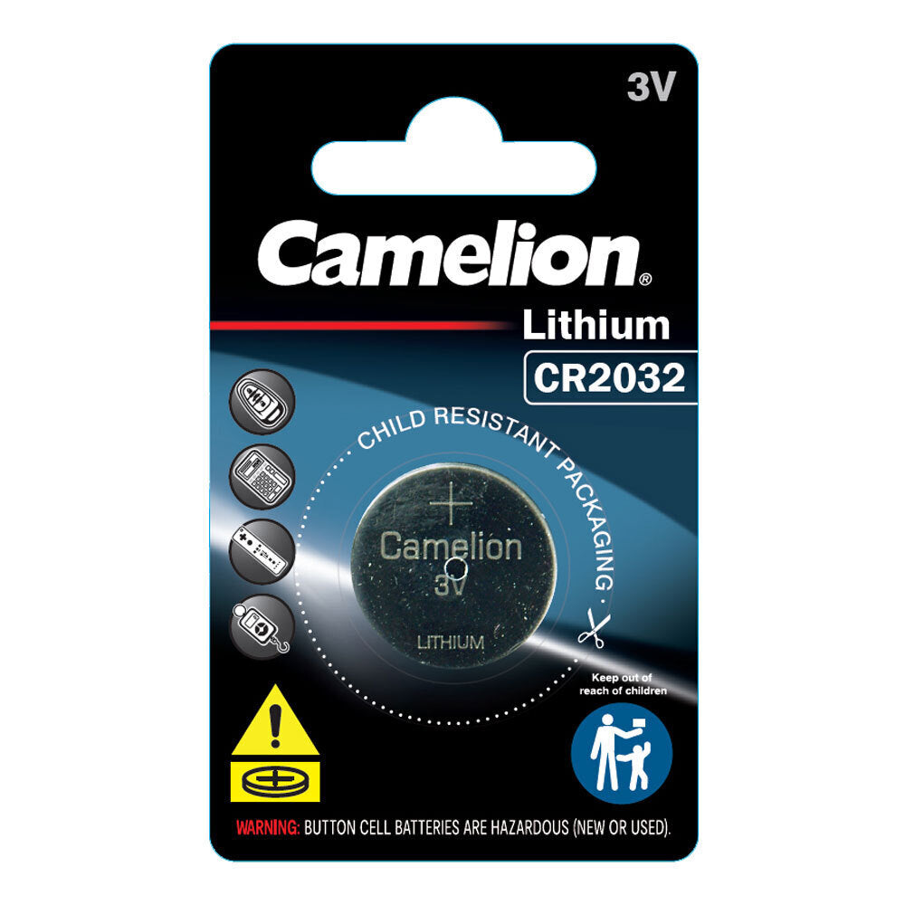 6PK Camelion Lithium CR2032 Button Cell 3V Batteries For Calculator/Watch