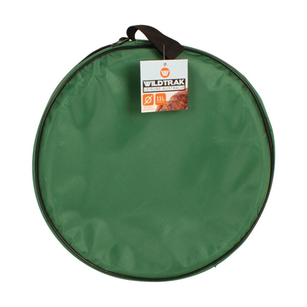 2PK Wildtrak Collapsible 11L Bucket w/ Carry Handle - Green