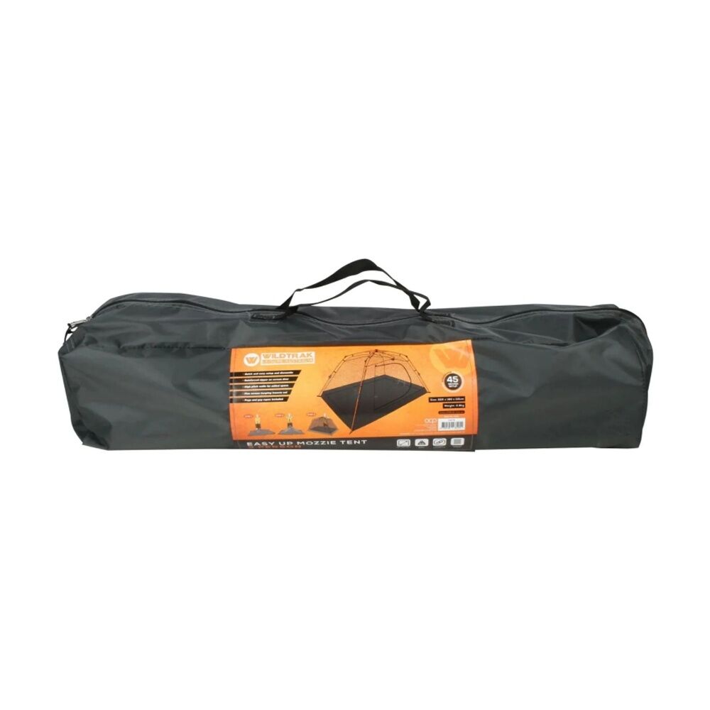 Wildtrak Easy Up 2-Person Mozzie Dome Camping Tent - Black