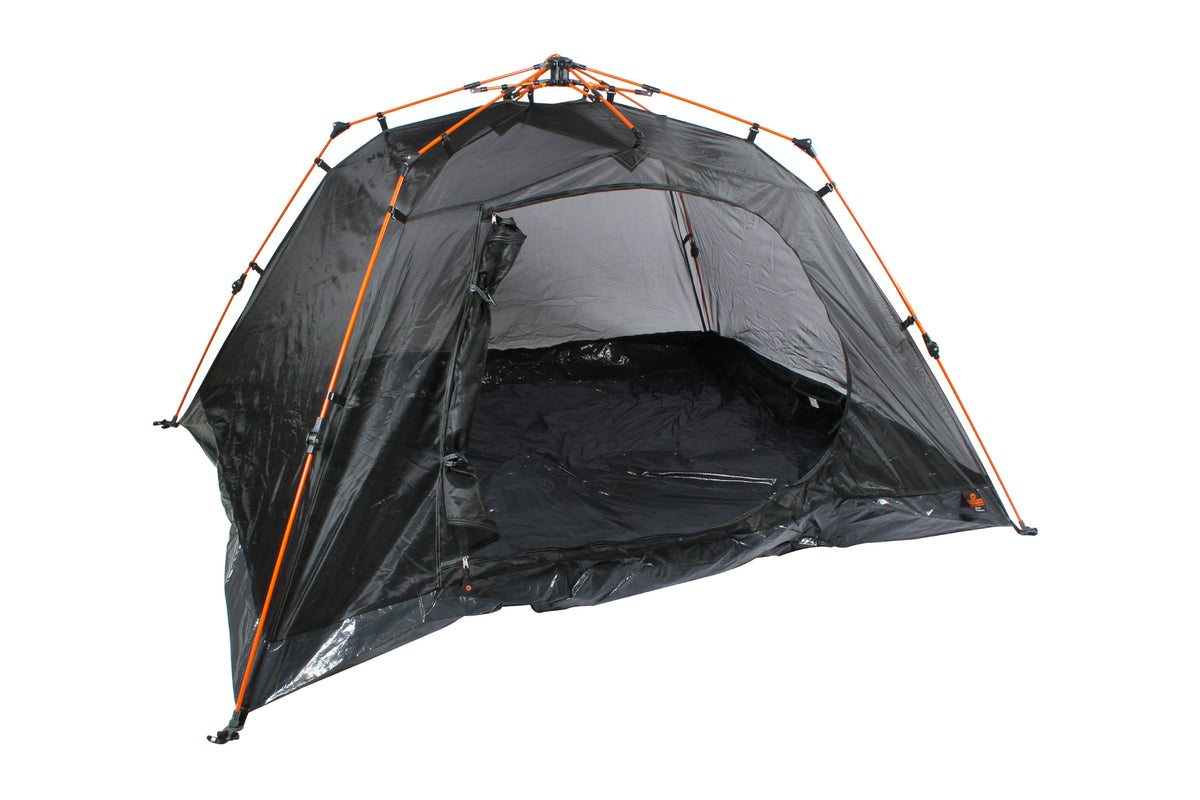 Wildtrak Easy Up 3-Person Mozzie Dome Camping Tent - Black