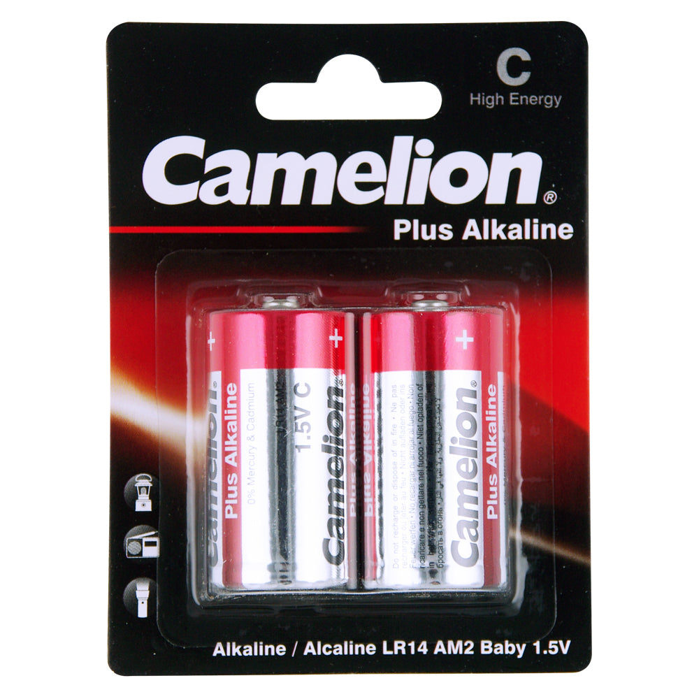 3PK 2pc Camelion Alkaline C
