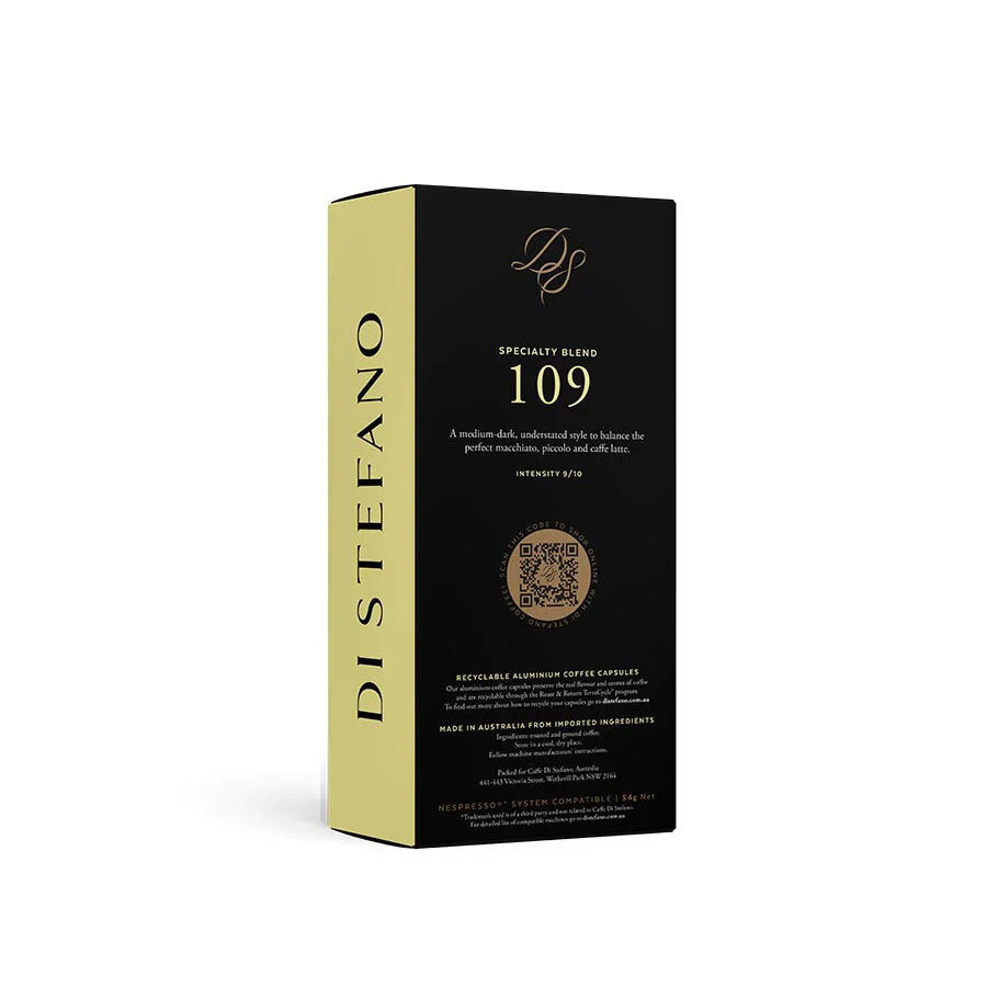 10pc Di Stefano 54g Coffee Capsules/Pod Speciality Blend 109