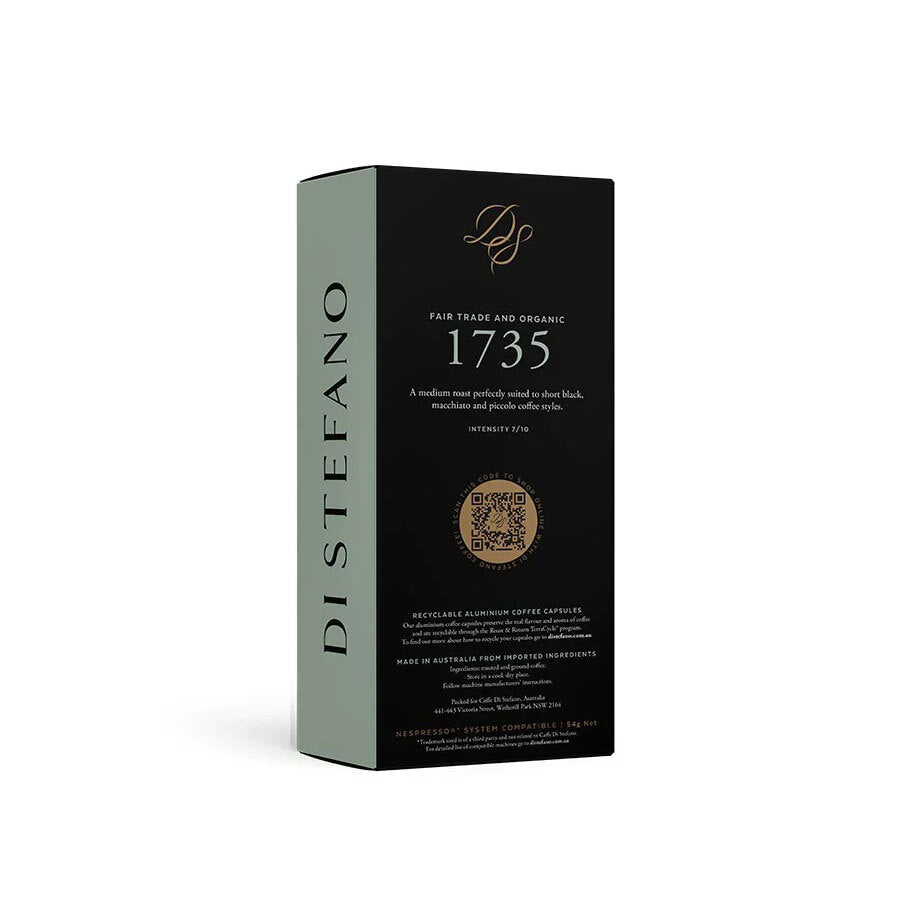 10pc Di Stefano 54g Coffee Capsules/Pod 1735 Blend