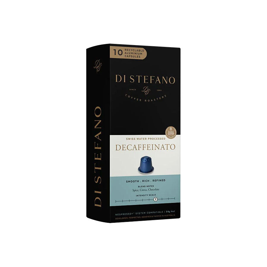 60pc Di Stefano 54g Decaf Coffee Capsules Decaffeinato