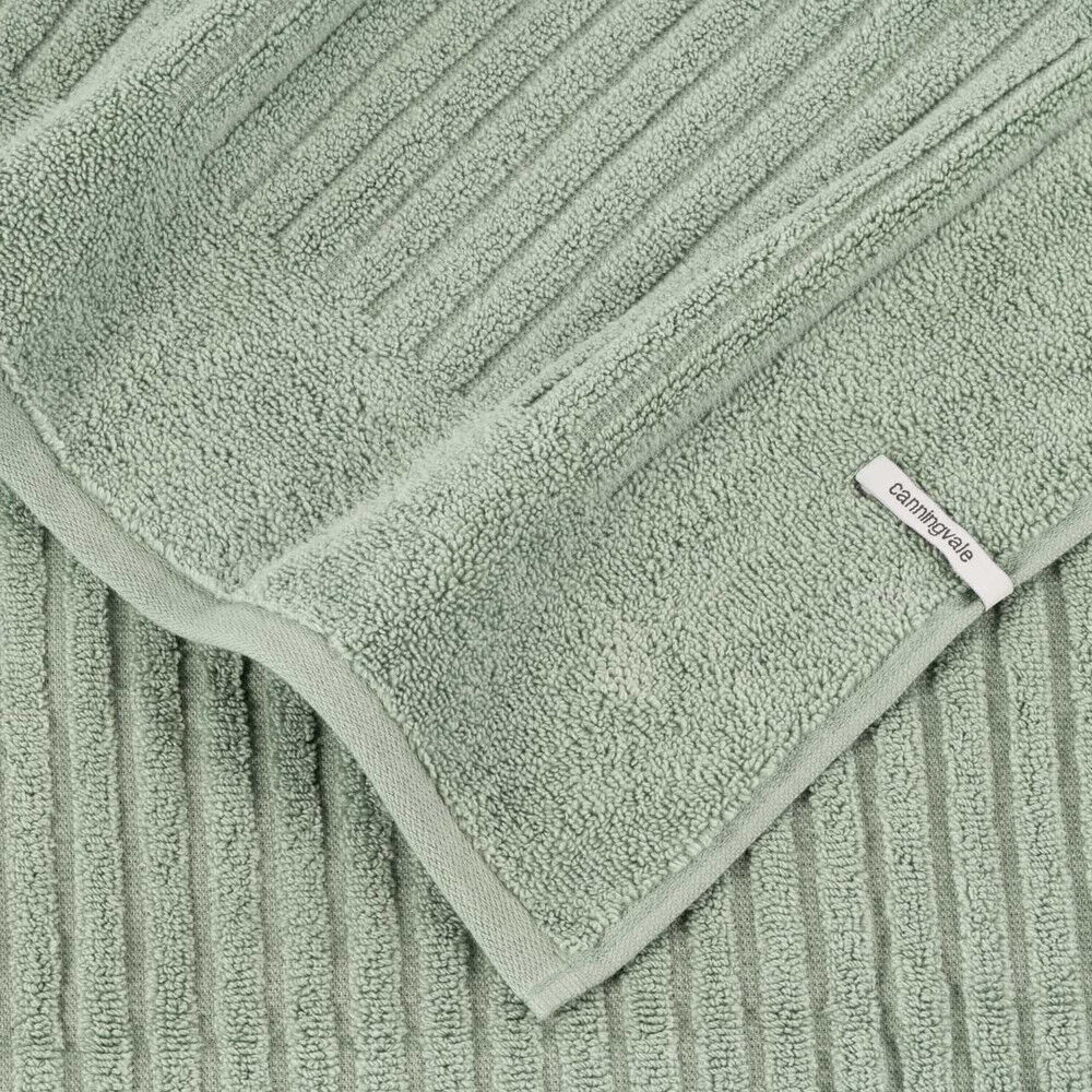 6pc Canningvale Caressa Bath/Hand/Face Washers Towel Set - Sage