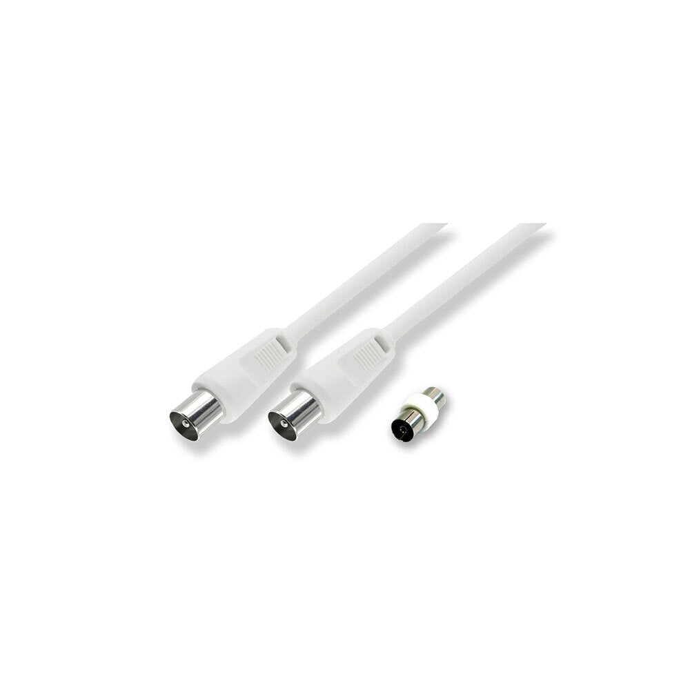 Sansai 1.5m Male To Male Antenna Flylead w/ Female Adaptor