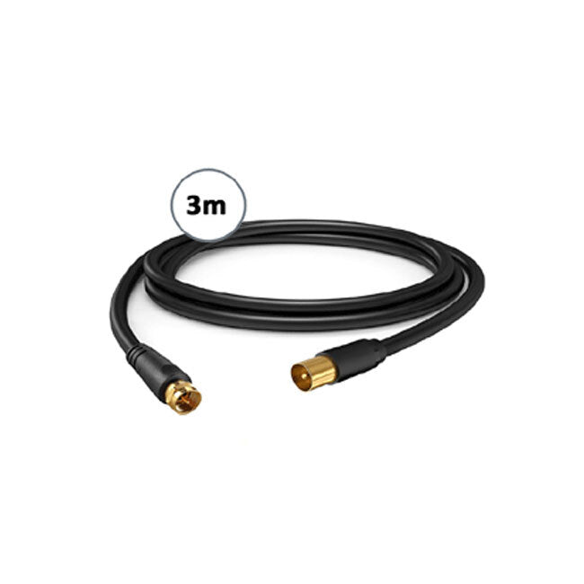 Sansai F-Plug TV Antenna Flylead 3m