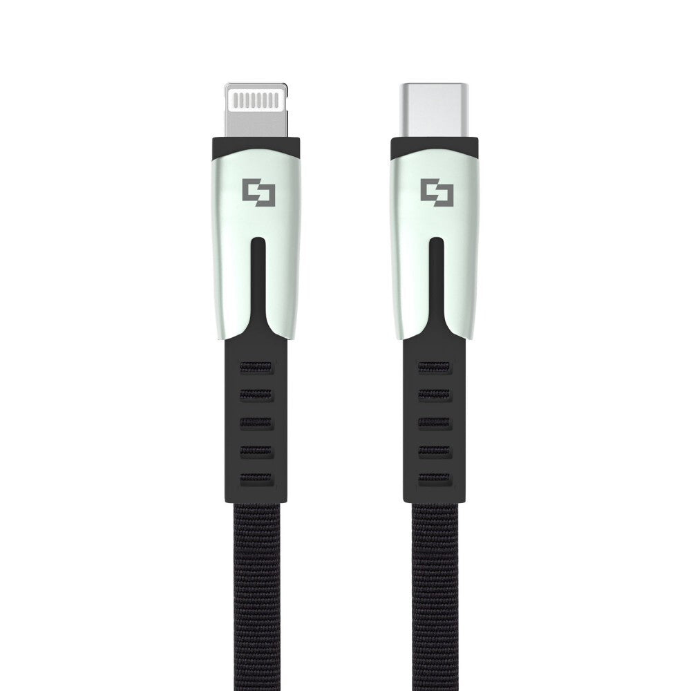 ChargeCore USB-C to MFi 8-Pin Cable 0.5m For iPhone 14/13 - Black