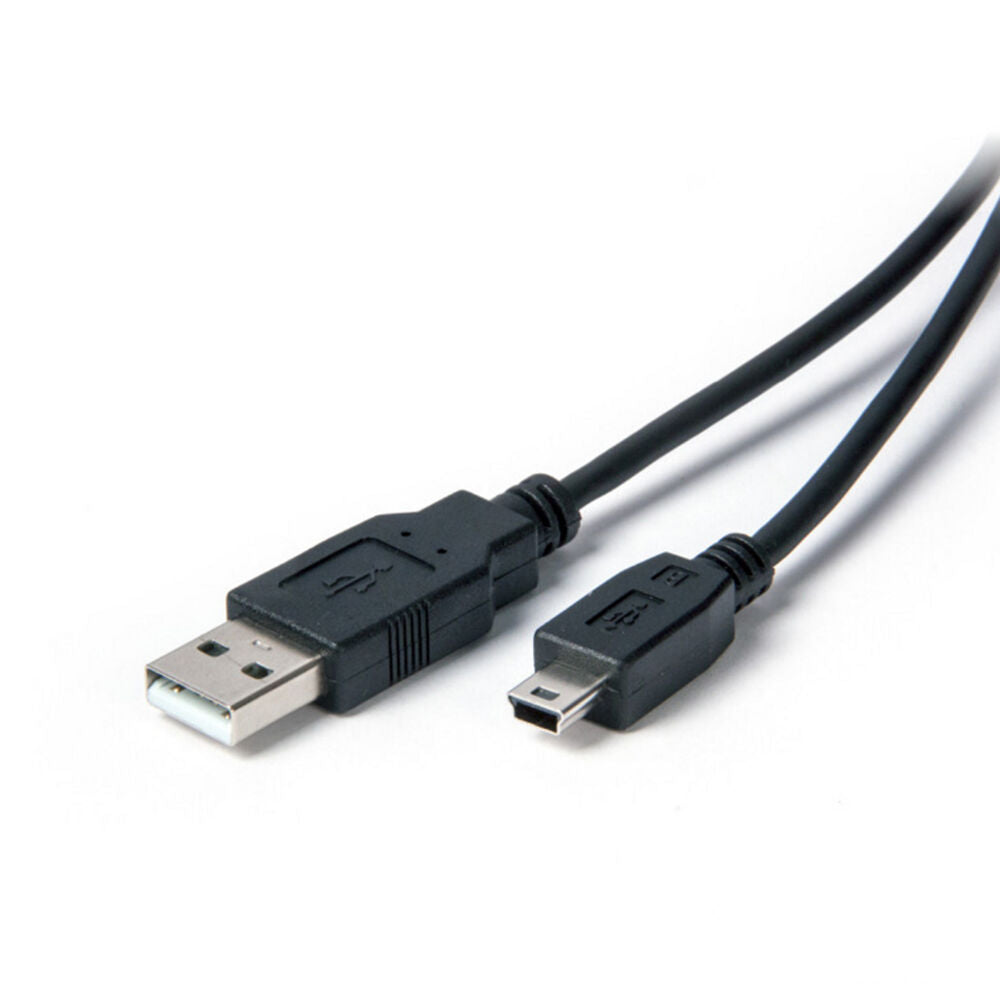 5PK Connect Cable USB 2.0 Type A to B Mini 2M Dual Functionality Black