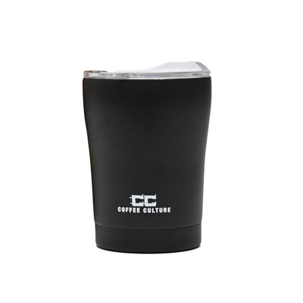 2PK Coffee Culture Stainless Steel Double Wall 350ml Travel Cup - Black