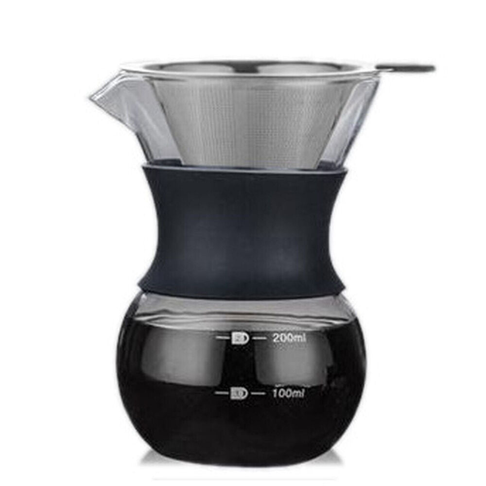Coffee Culture 400ml Pour Over Coffee Maker Glass Jug w/ Filter