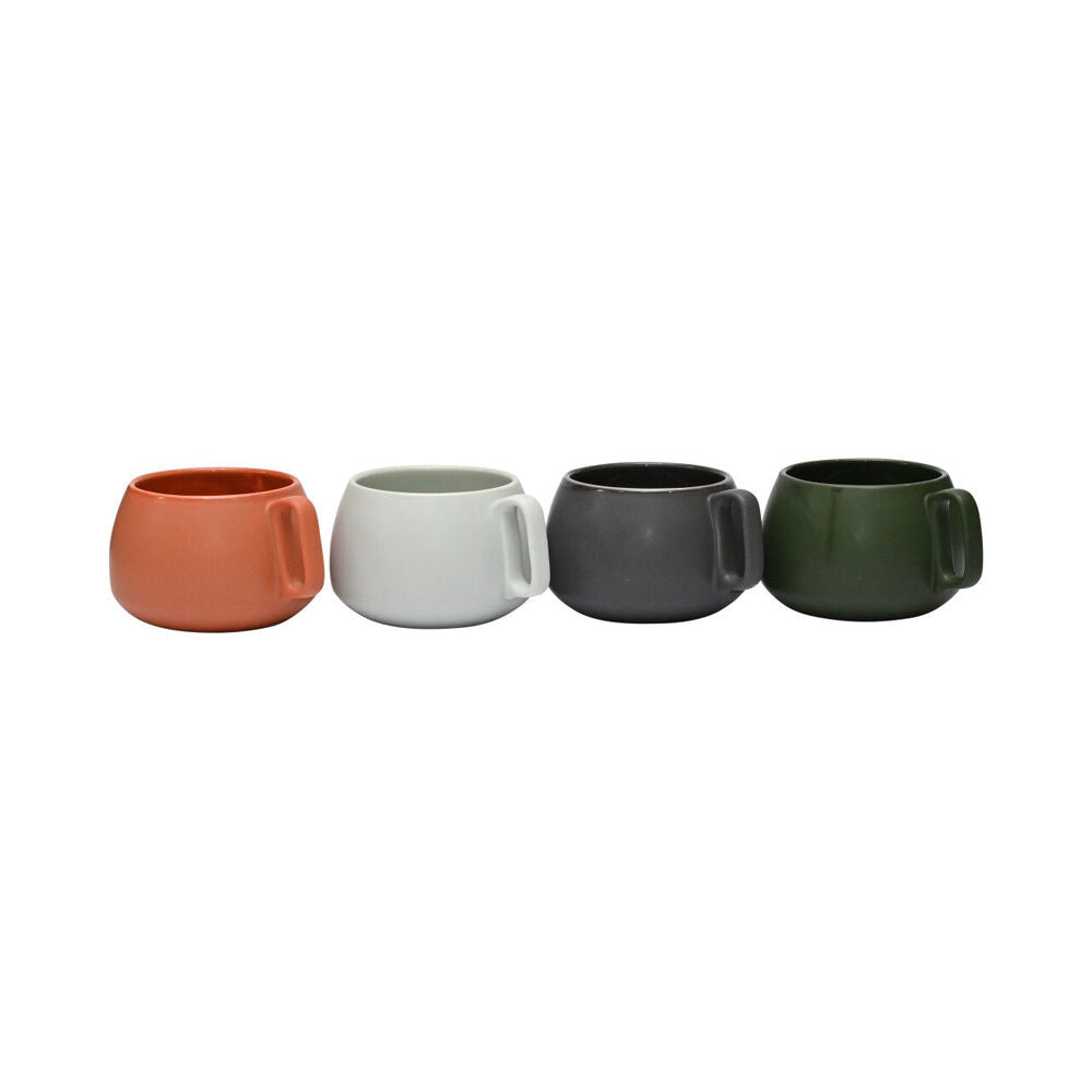 2x 4pc Coffee Culture 450ml Ceramic Coffee & Tea Mug - Terrance