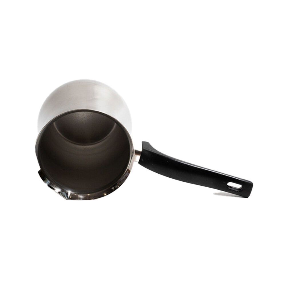 2PK Coffee Culture Stainless Steel 880ml Stovetop Turkish Coffee Pot - Silver