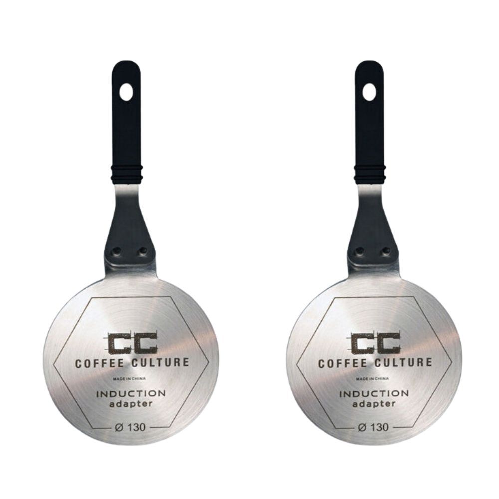 2PK Coffee Culture Stainless Steel Induction Plate 13cm - Black