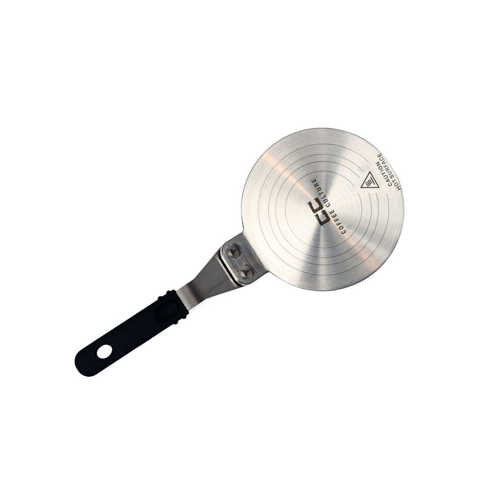 2PK Coffee Culture Stainless Steel Induction Plate 13cm - Black