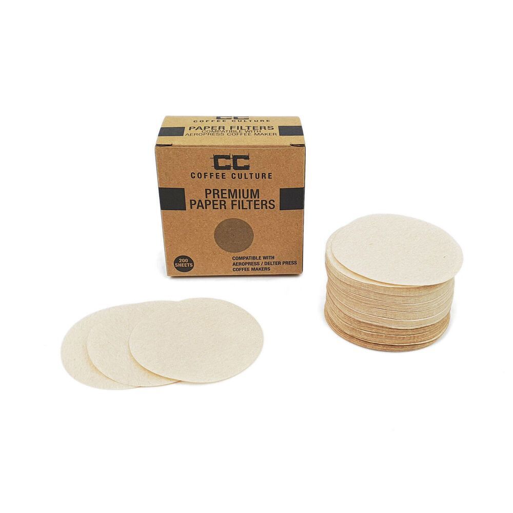 8x 100pc Coffee Culture Paper Coffee Disk Filter Round 64mm