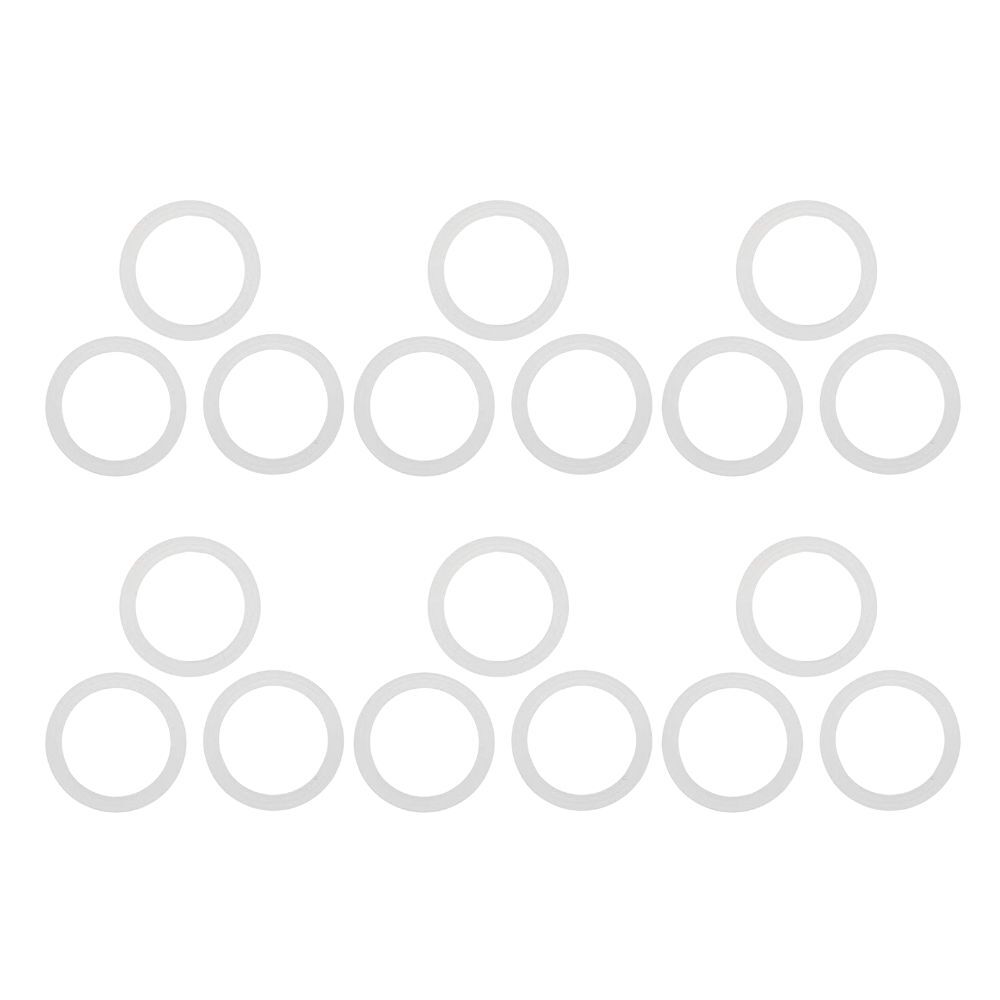 6x 3pc Coffee Culture 6-Cup Silicone Gasket For Stovetop Espresso Cup - White