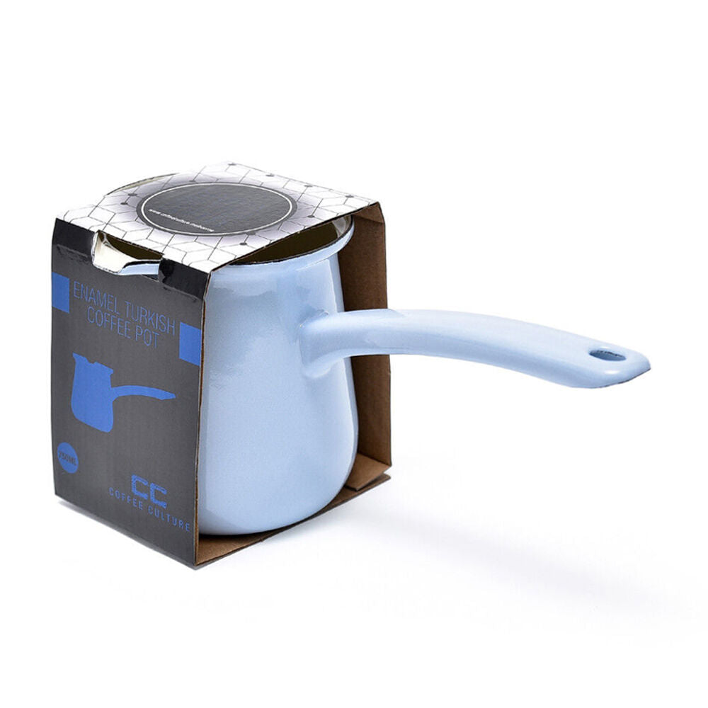 2PK Coffee Culture Enamel 300ml Stovetop Turkish Coffee Pot - Sky
