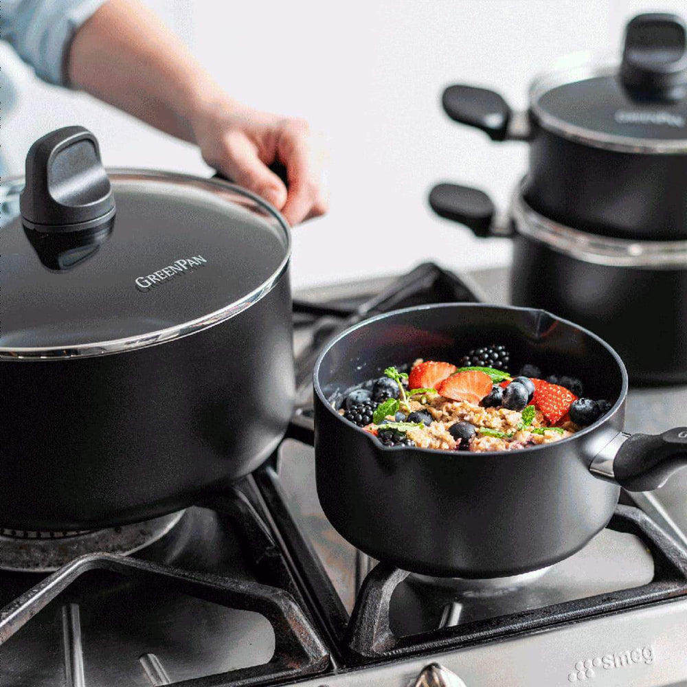7pc GreenPan Memphis Saucepan Set Home Kitchen Cookware