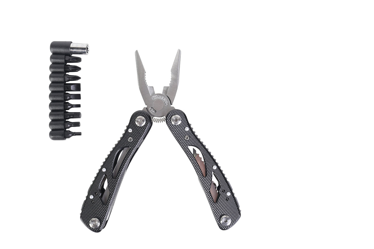 Wildtrak 25-in-1 Multi-Tool Aluminum Pliers - Black
