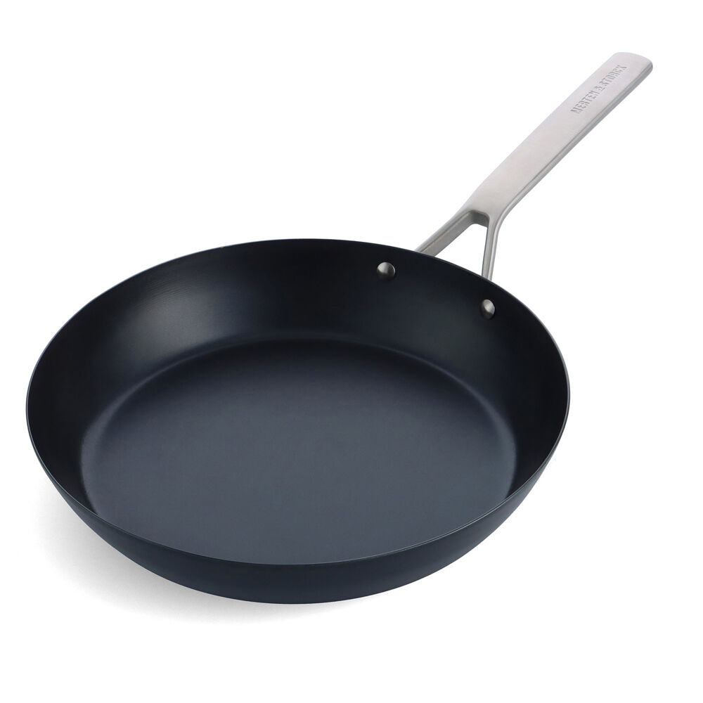 Merten & Storck 30cm Pre-Seasoned Pro Induction Frying Pan Black