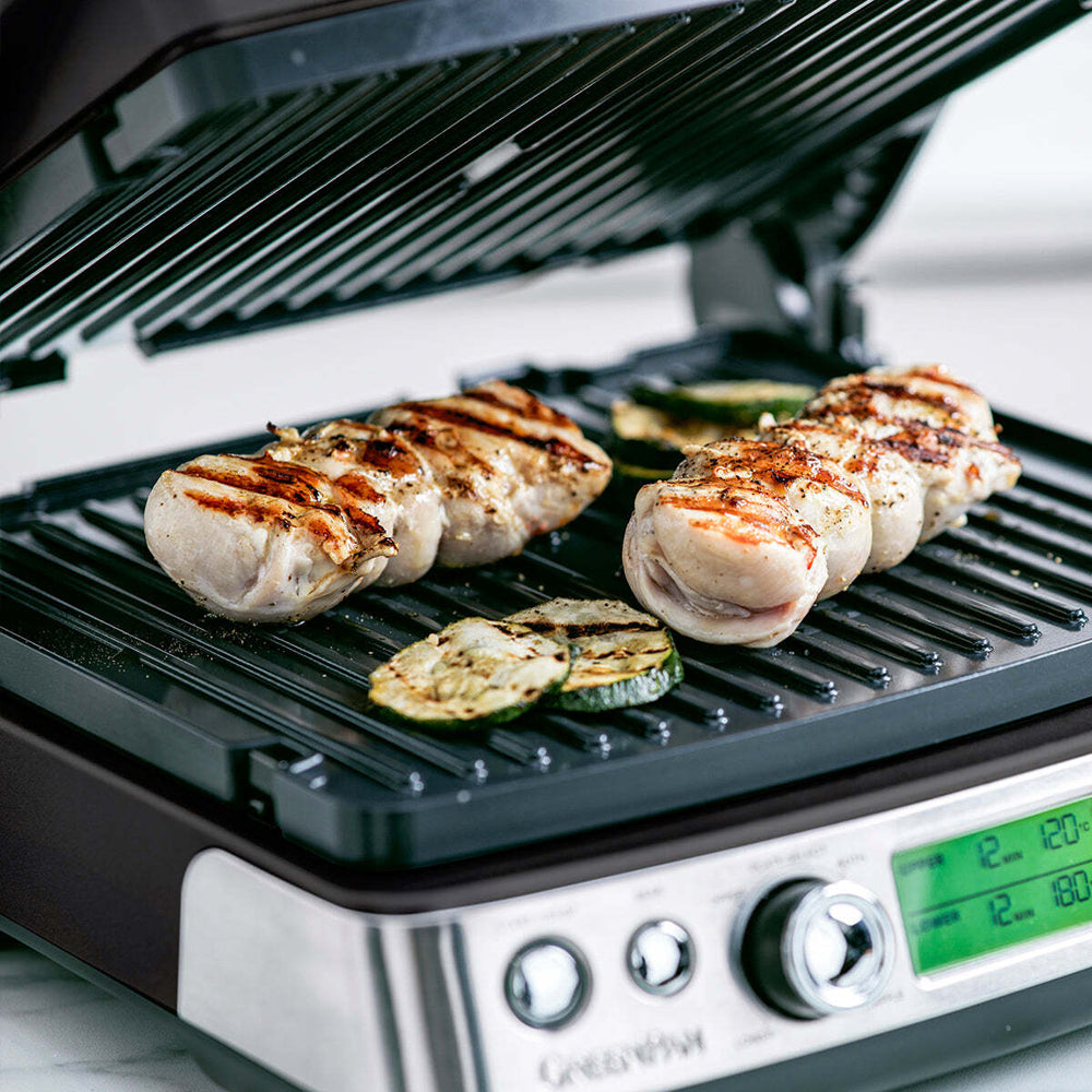 GreenPan Elite Black Contact Grill 230V 2200W Home Kitchen Cookware