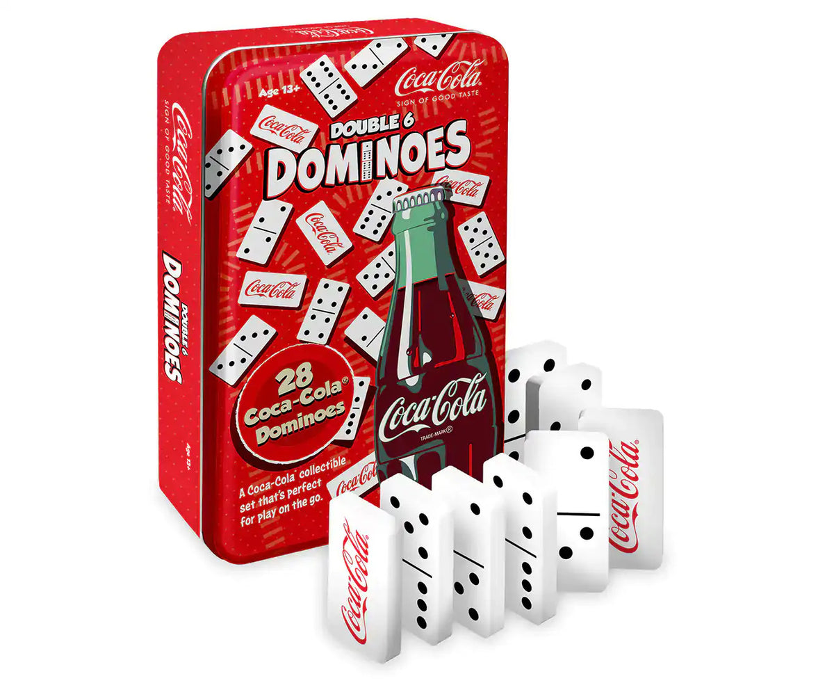 Coca Cola Tinned Game Card or Domino Assorted Kids/Teens Game 13+