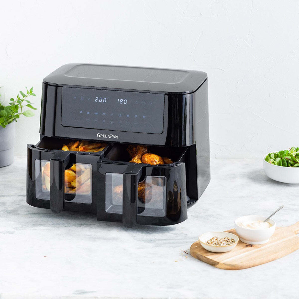 GreenPan Bistro 2 Baskets Airfryer Home Kitchen Cookware