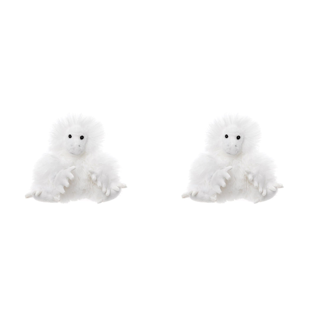 2PK Charlie Bears Cuddle Cub Yeti Kids Soft Play Toy 0m+ - White