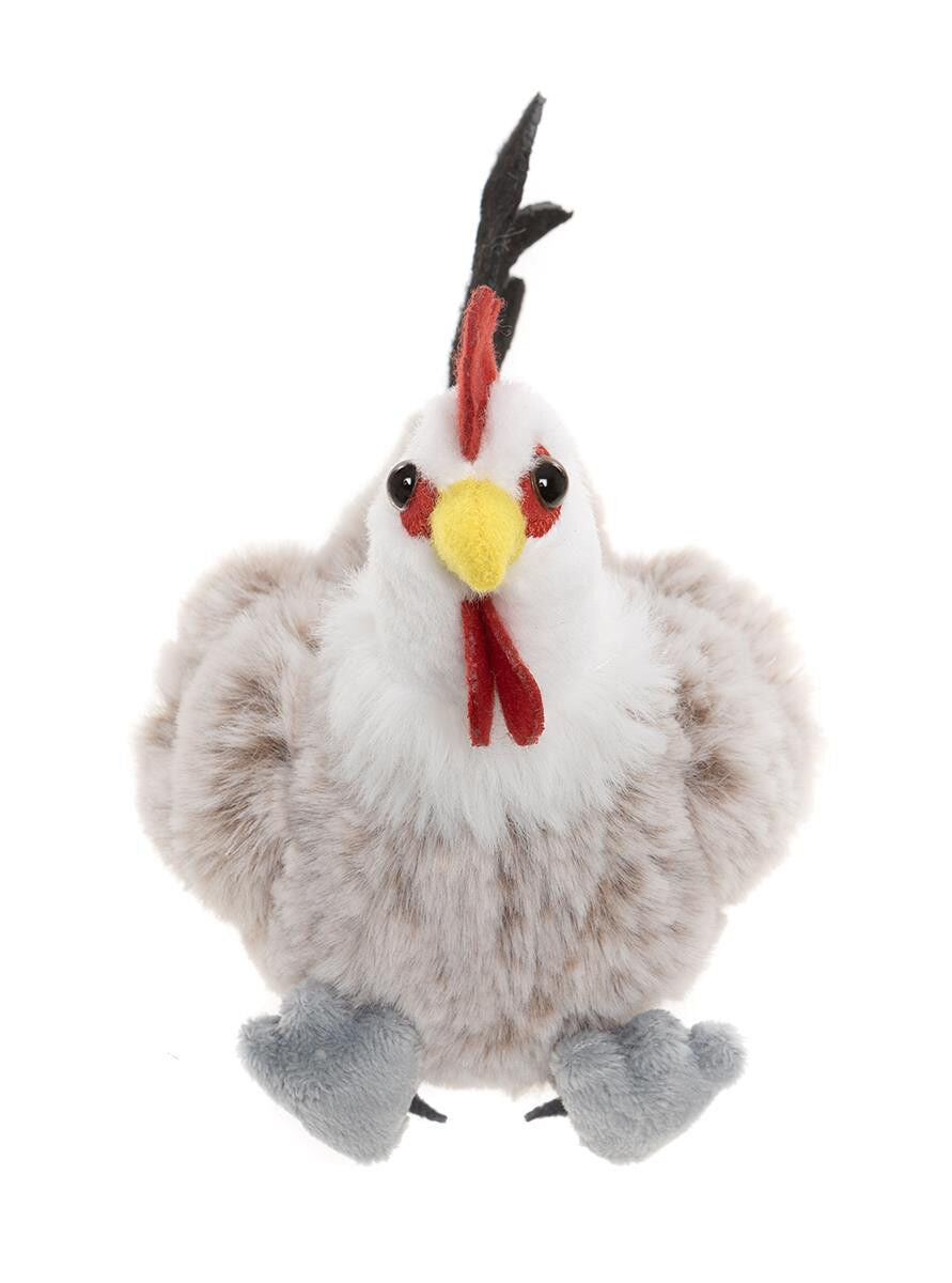 2PK Charlie Bears Kids Plush Toy Rooster Cuddle Club Collection 0Y+ Brown