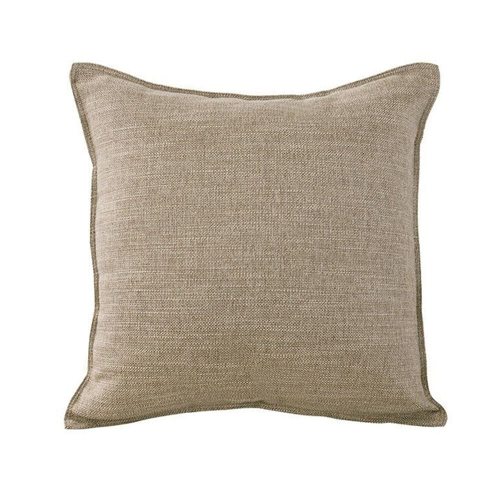 2PK Jason Commercial Square Linen Look Bed Cushion 44x44cm - Sand