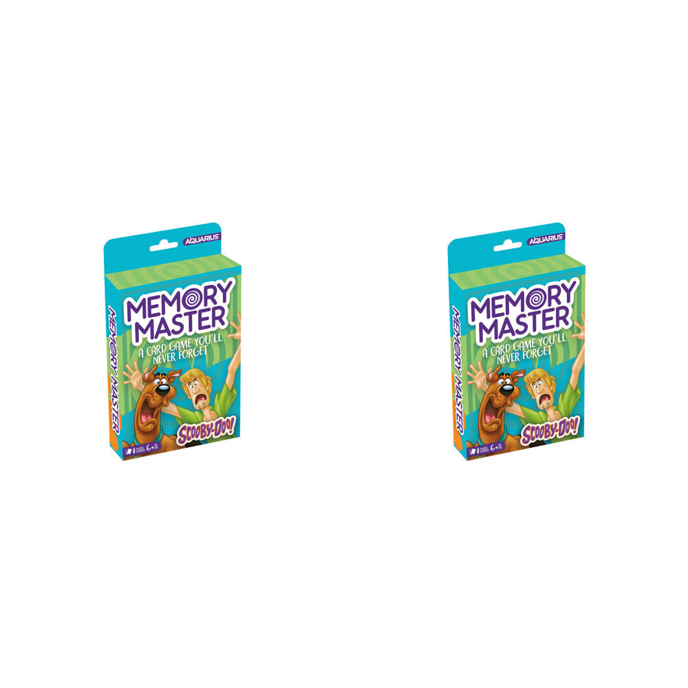 2PK Aquarius Scooby Doo! Memory Master Card Game 17x12cm 6y+