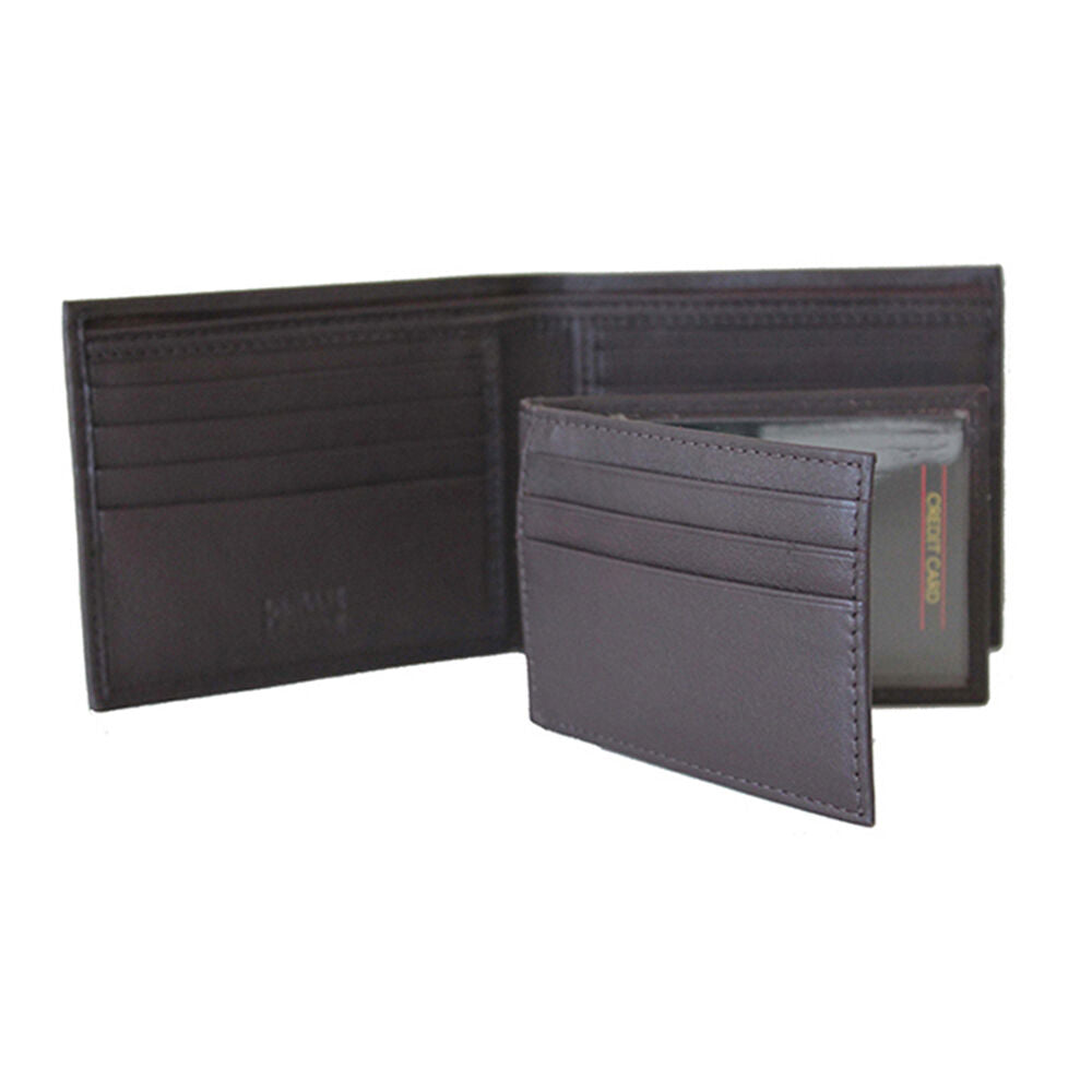 Champs Leather Mens 12cm Cash/RFID Wallet Holder - Brown