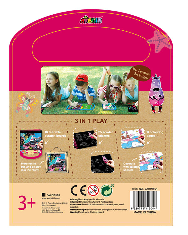 Avenir Scratch Book Travel to the Magical World 3y+