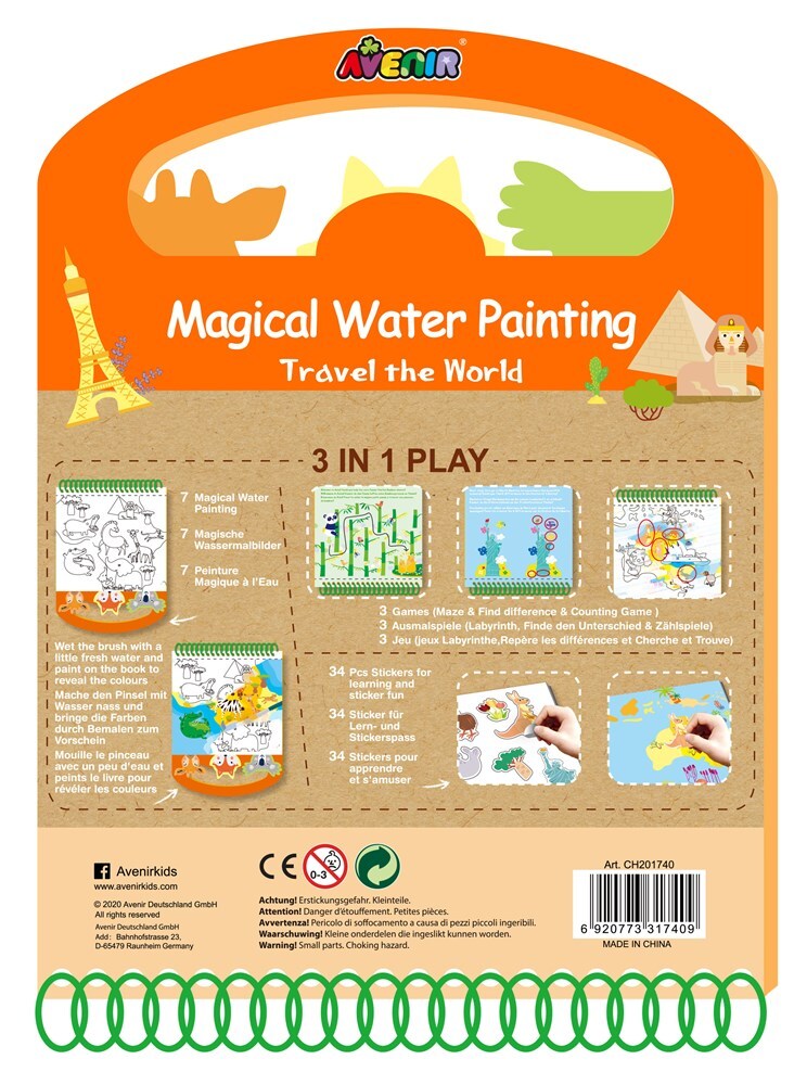 Avenir Magical Water Painting Travel the World 3y+