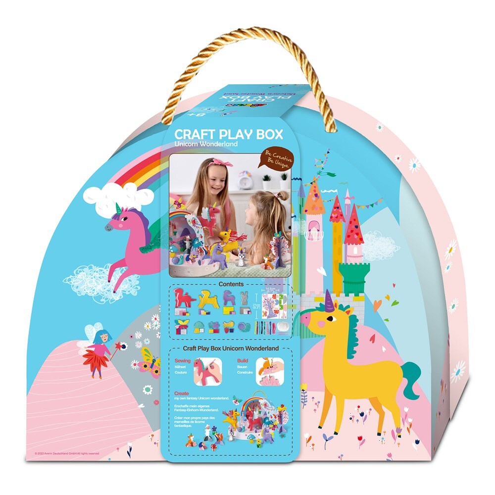 Avenir Craft Play Box Unicorn Wonderland Kids Art Activity 8y+