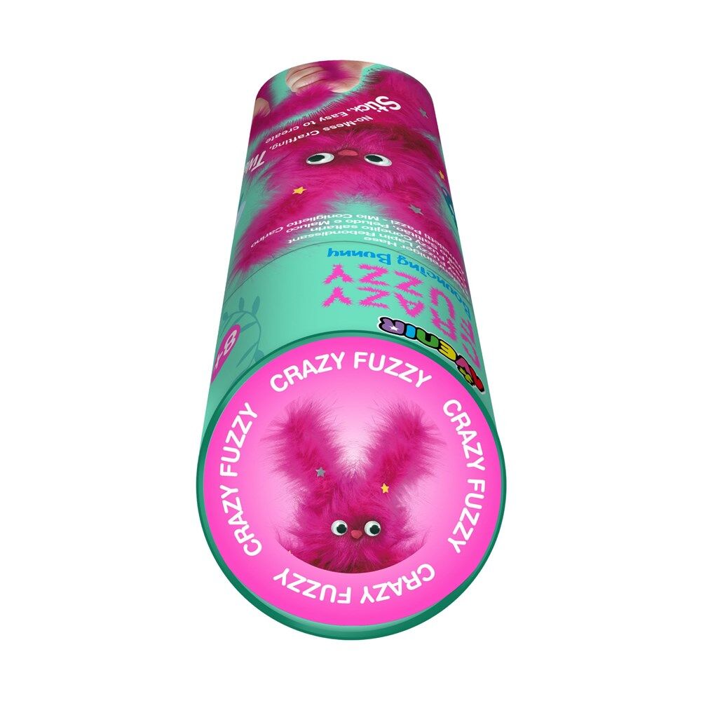 Avenir Crazy Fuzzy Art & Craft Toys Bouncing Bunny - Pink 6y+