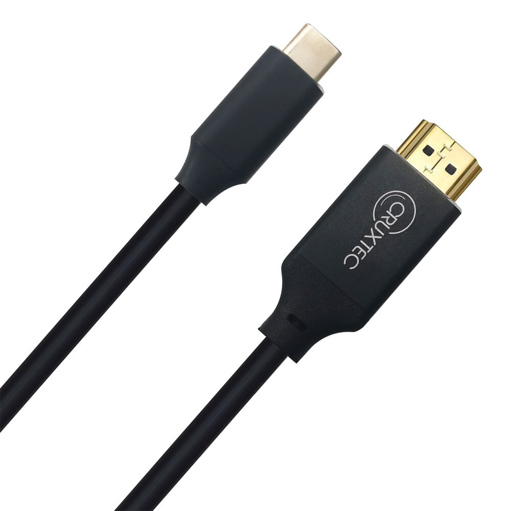 Cruxtec USB-C Male to HDMI Male Cable 2m Black 4K/60Hz