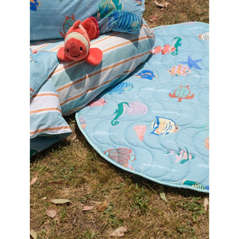 Linen House Kids Cleo Clownfish Children's Novelty Animal Cushion Orange 65cm